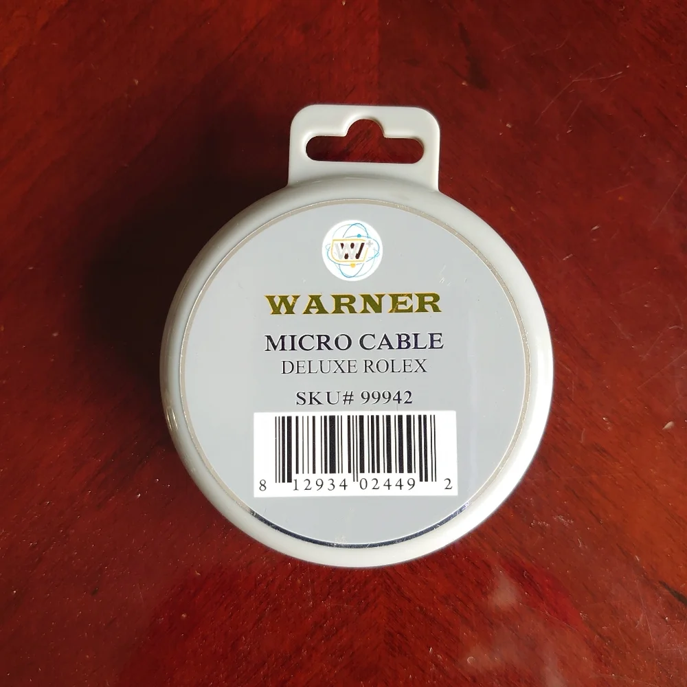 Warner Micro USB Cable Deluxe Charger 12ct Display 2.1 Amp Output Grey